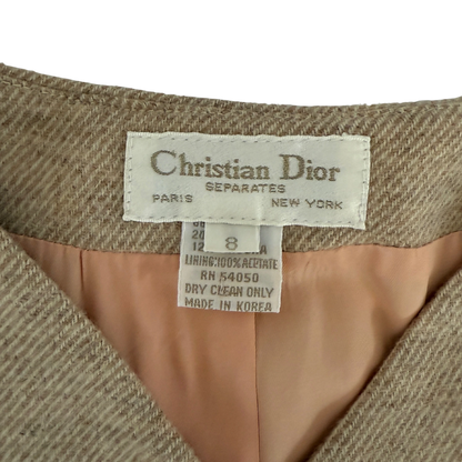 Dior Blazer Größe 8 Beige / sehr gut Echtheitscheck