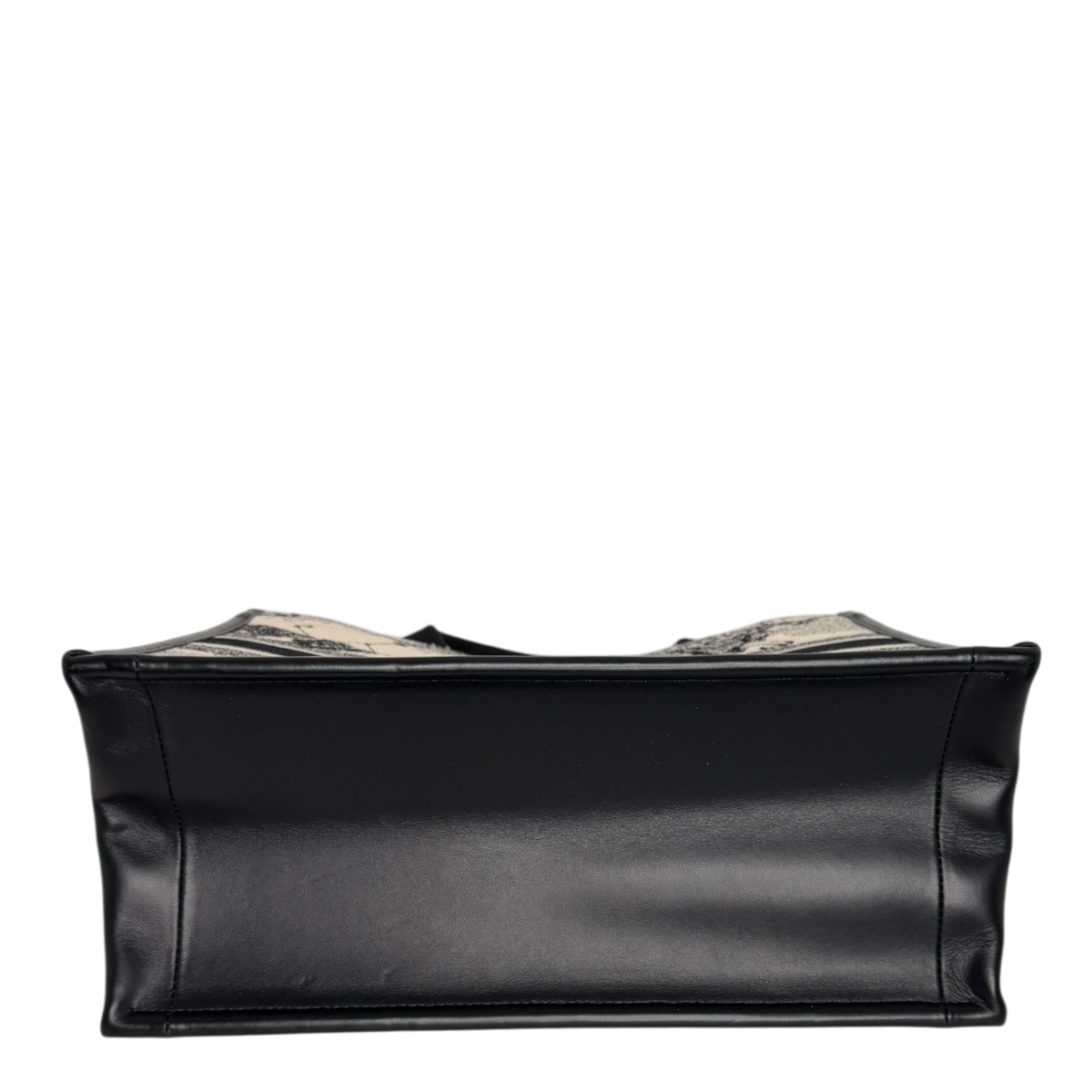 Dior Book Tote Medium Dior Zodiac Stickerei Latte Multicolor Schwarzes Leder mit Schulterriemen 2024 Dior