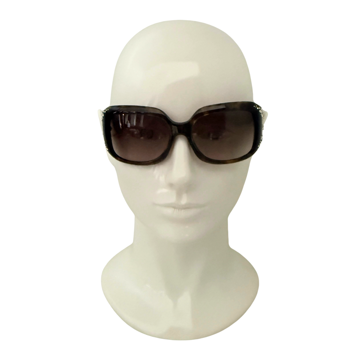 Dior 605JS Sonnenbrille mit Strasssteine Braun / neuwertig Dior