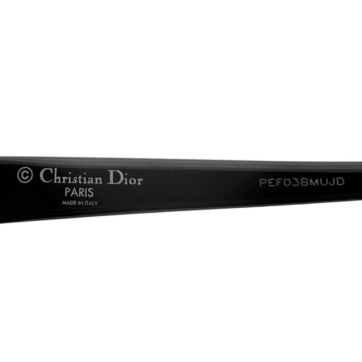 Dior Sonnenbrille mit Strasssteinen Schwarz / sehr gut Dior