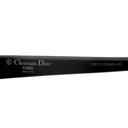 Dior Sonnenbrille mit Strasssteinen Schwarz / sehr gut Dior
