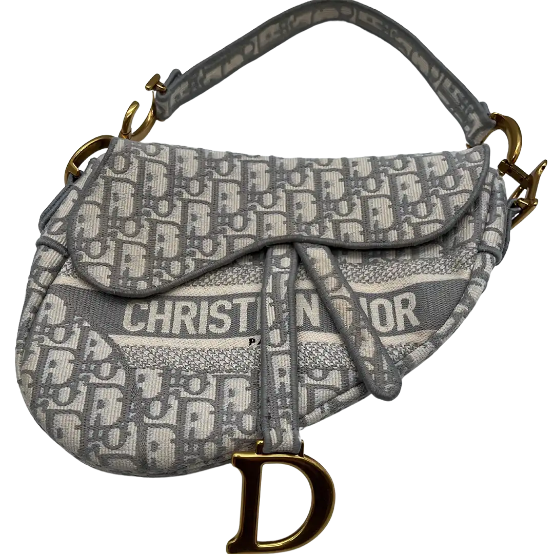 Christian Dior Saddle Bag Oblique Jacquard Medium  Fullset / sehr gut Dior