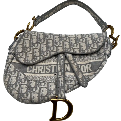 Christian Dior Saddle Bag Oblique Jacquard Medium  Fullset / sehr gut Dior