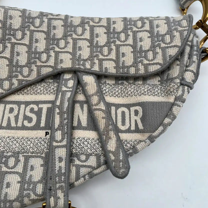 Christian Dior Saddle Bag Oblique Jacquard Medium  Fullset / sehr gut Dior