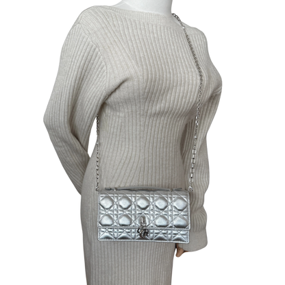 Dior My Dior Daily Pouch mit Kette Silber / sehr gut Dior
