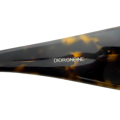 Dior 605JS Sonnenbrille mit Strasssteine Braun / neuwertig Dior
