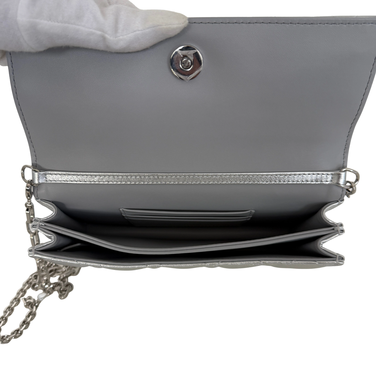 Dior My Dior Daily Pouch mit Kette Silber / sehr gut Dior