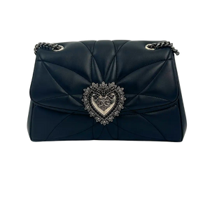 Dolce & Gabbana Devotion Leren Handtas zwart
