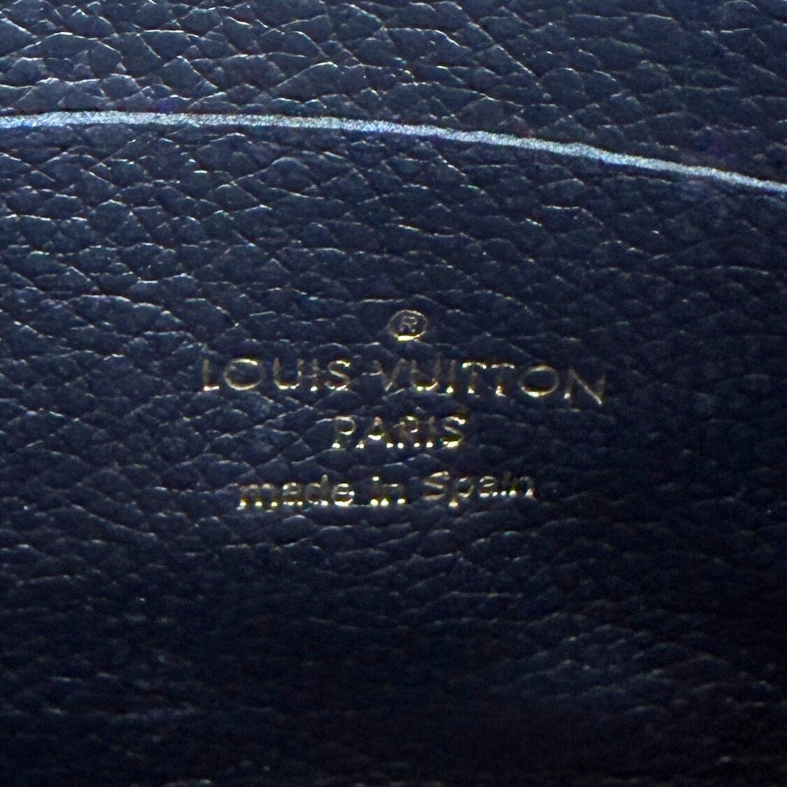 Louis Vuitton Pochette Double Zip Monogram Empreinte Schwarz Fullset / sehr gut Louis Vuitton