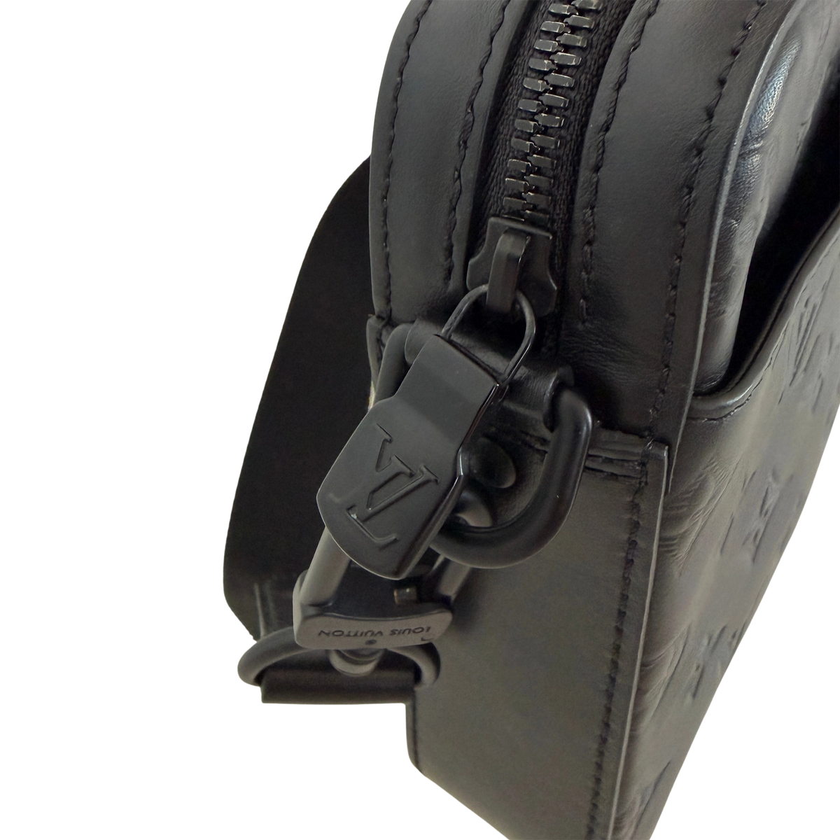 Louis Vuitton Duo Messenger Bag Schwarz Fullset M69827 / sehr gut Louis Vuitton