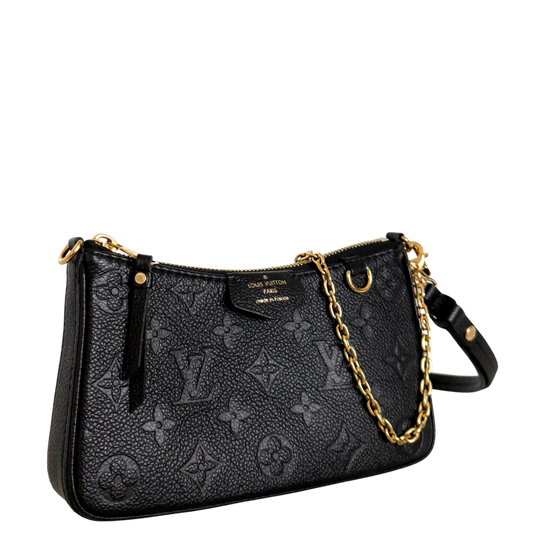 Louis Vuitton Easy Pouch On Strap Monogram Empreinte Schwarz Fullset / sehr gut Louis Vuitton