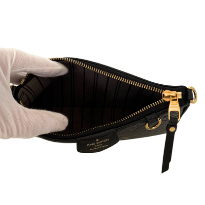 Louis Vuitton Easy Pouch On Strap Monogram Empreinte Schwarz Fullset / sehr gut Louis Vuitton