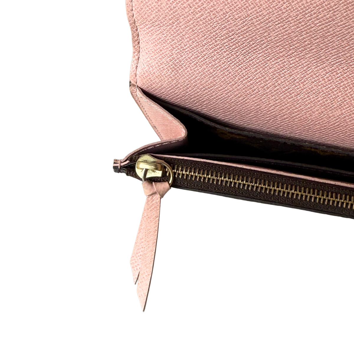 Louis Vuitton Emilie Portemonnee Monogram Canvas Bruin