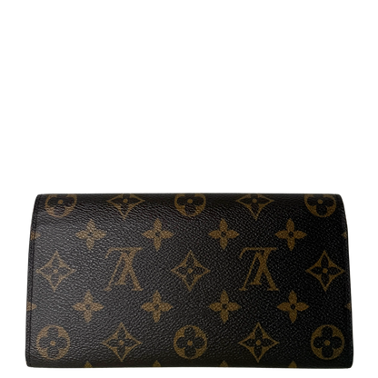 Louis Vuitton Emilie Portemonnee Monogram Canvas Bruin
