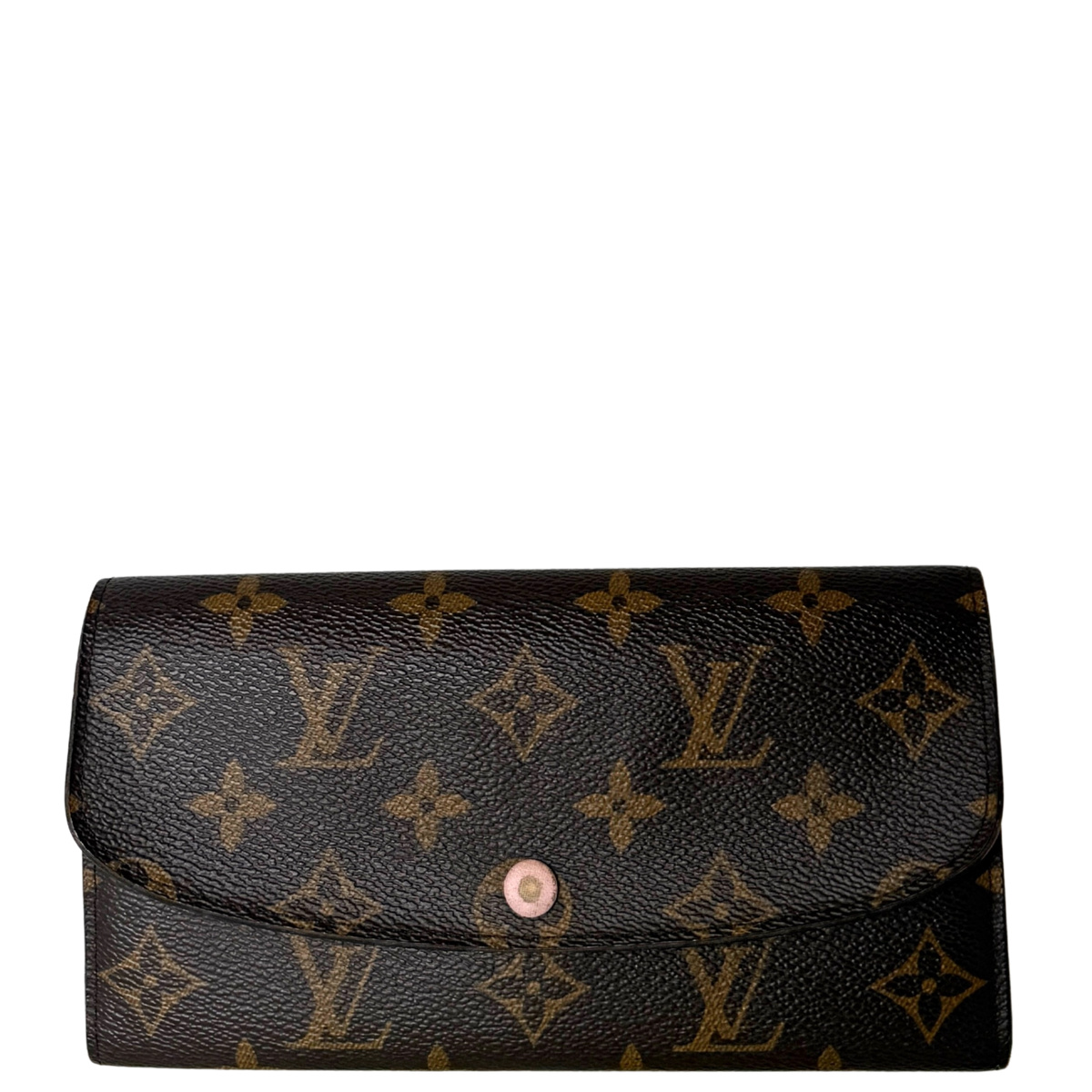 Louis Vuitton Emilie Portemonnee Monogram Canvas Bruin