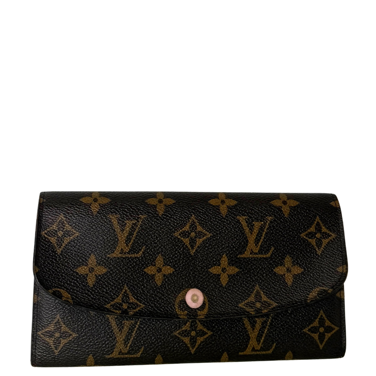 Louis Vuitton Emilie Portemonnee Monogram Canvas Bruin