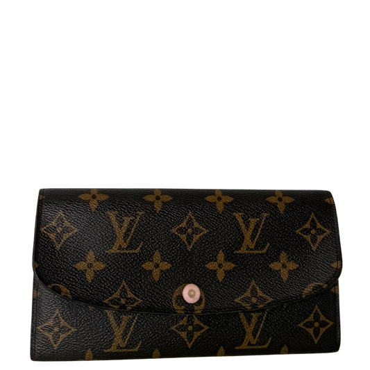 Louis Vuitton Emilie Wallet Monogram Canvas Brown / good