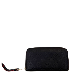 Louis Vuitton Zippy Portemonnee Empreinte Marineblauw