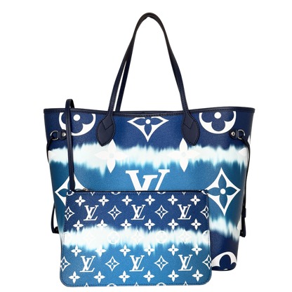 Louis Vuitton LV Escale Neverfull MM Blau / neuwertig Louis Vuitton