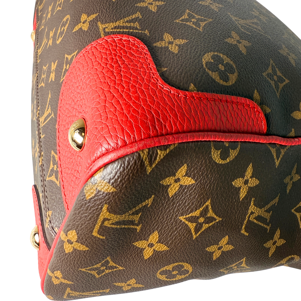 Louis Vuitton Monogram Estrela MM M51193 Braun Rot / gut Louis Vuitton
