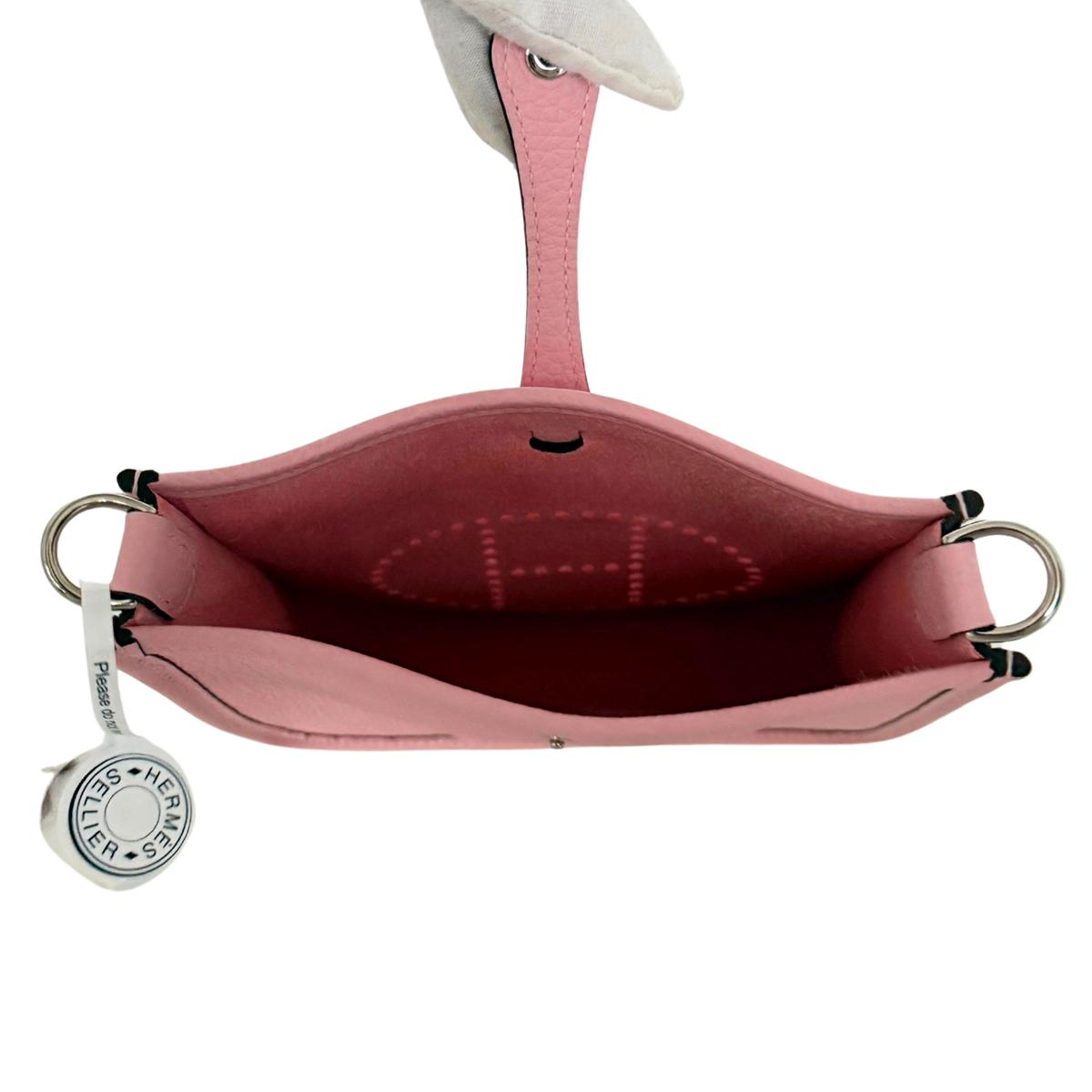 Hermès Eveleyne 16 Taurillon Clemence Rose Sakura Fullset / neuwertig Hermès