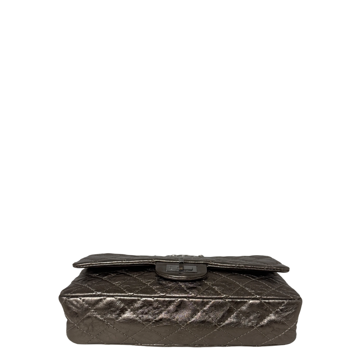 Chanel 2.55 Reissue 224 Classic Double Flap Bag Metallic Bronze / sehr gut Chanel