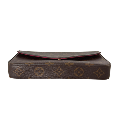 Louis Vuitton Félicie Pochette Braun / sehr gut Louis Vuitton