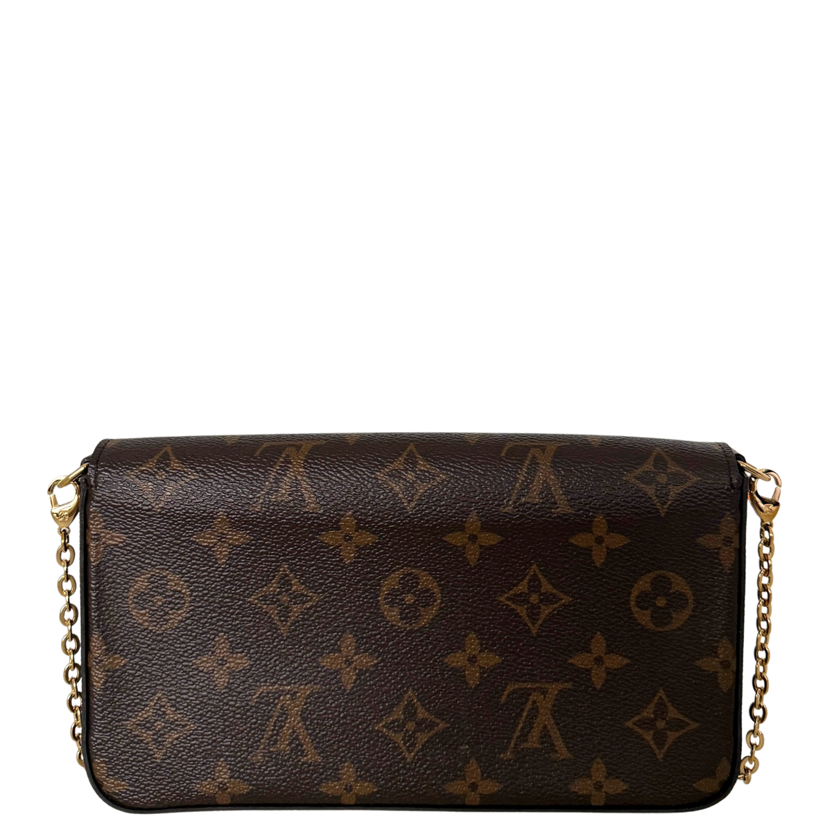 Louis Vuitton Félicie Pochette Braun / sehr gut Louis Vuitton