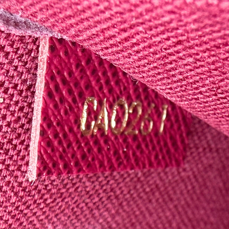 Louis Vuitton Félicie Pochette Braun / sehr gut Louis Vuitton