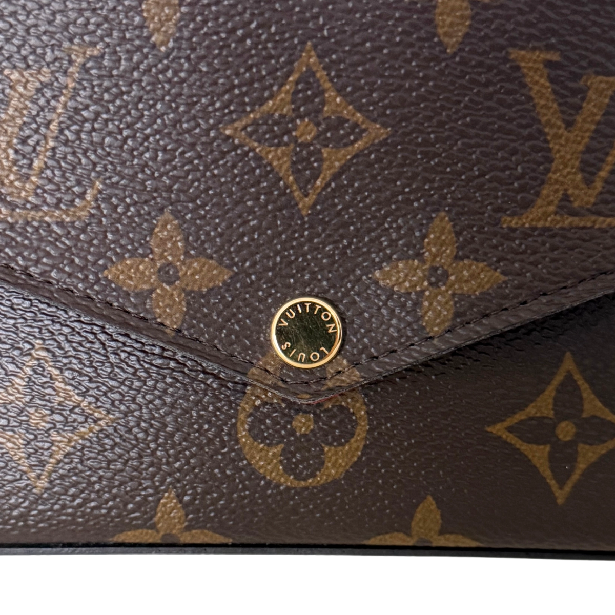 Louis Vuitton Félicie Pochette Braun / sehr gut Louis Vuitton