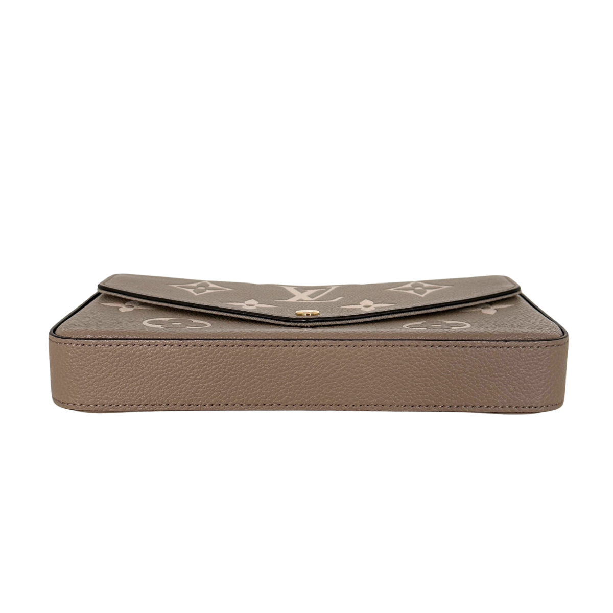 Louis Vuitton Félicie Pochette Monogram Empreinte Tourterelle Creme / sehr gut Louis Vuitton