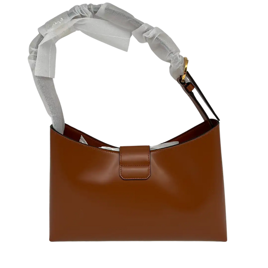 Salvatore Ferragamo Trifolio Schultertasche Siena Tan / neu Salvatore Ferragamo