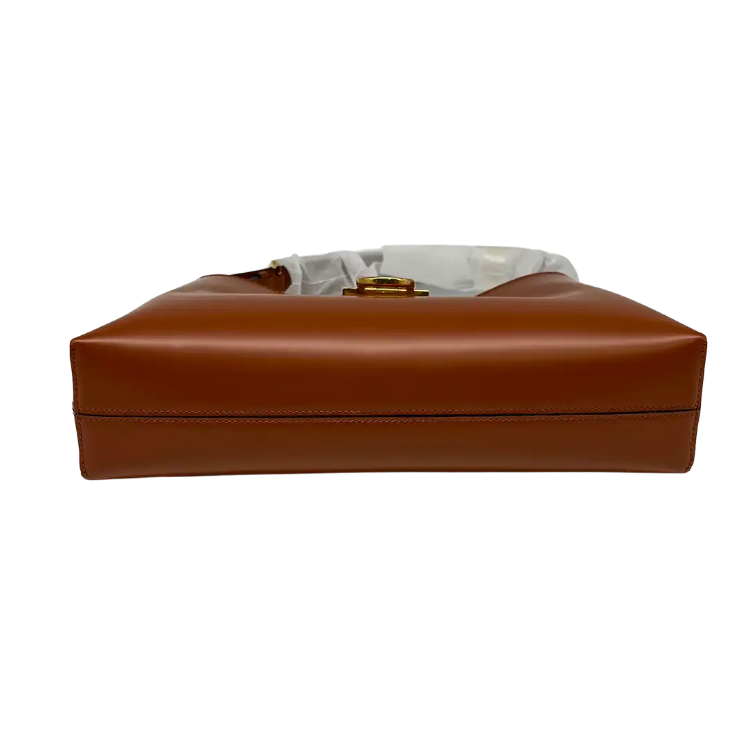 Salvatore Ferragamo Trifolio Schultertasche Siena Tan / neu Salvatore Ferragamo