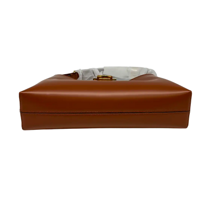 Salvatore Ferragamo Trifolio Schultertasche Siena Tan / neu Salvatore Ferragamo