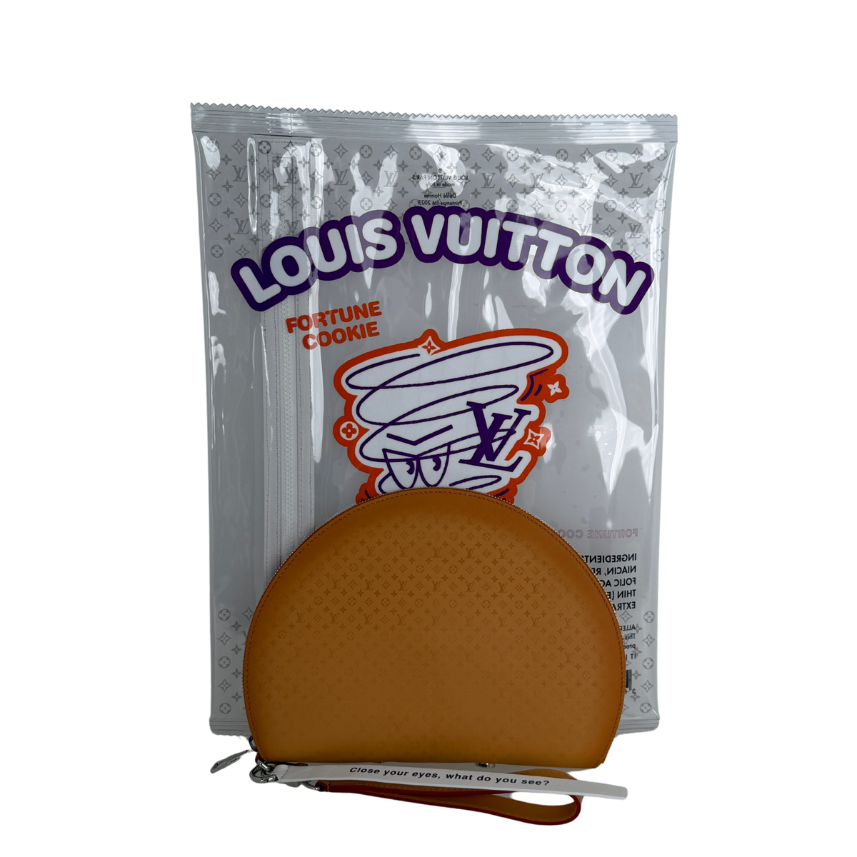 Louis Vuitton Fortune Cookie Purple Pouch Kalbsleder Fullset / neuwertig Echtheitscheck