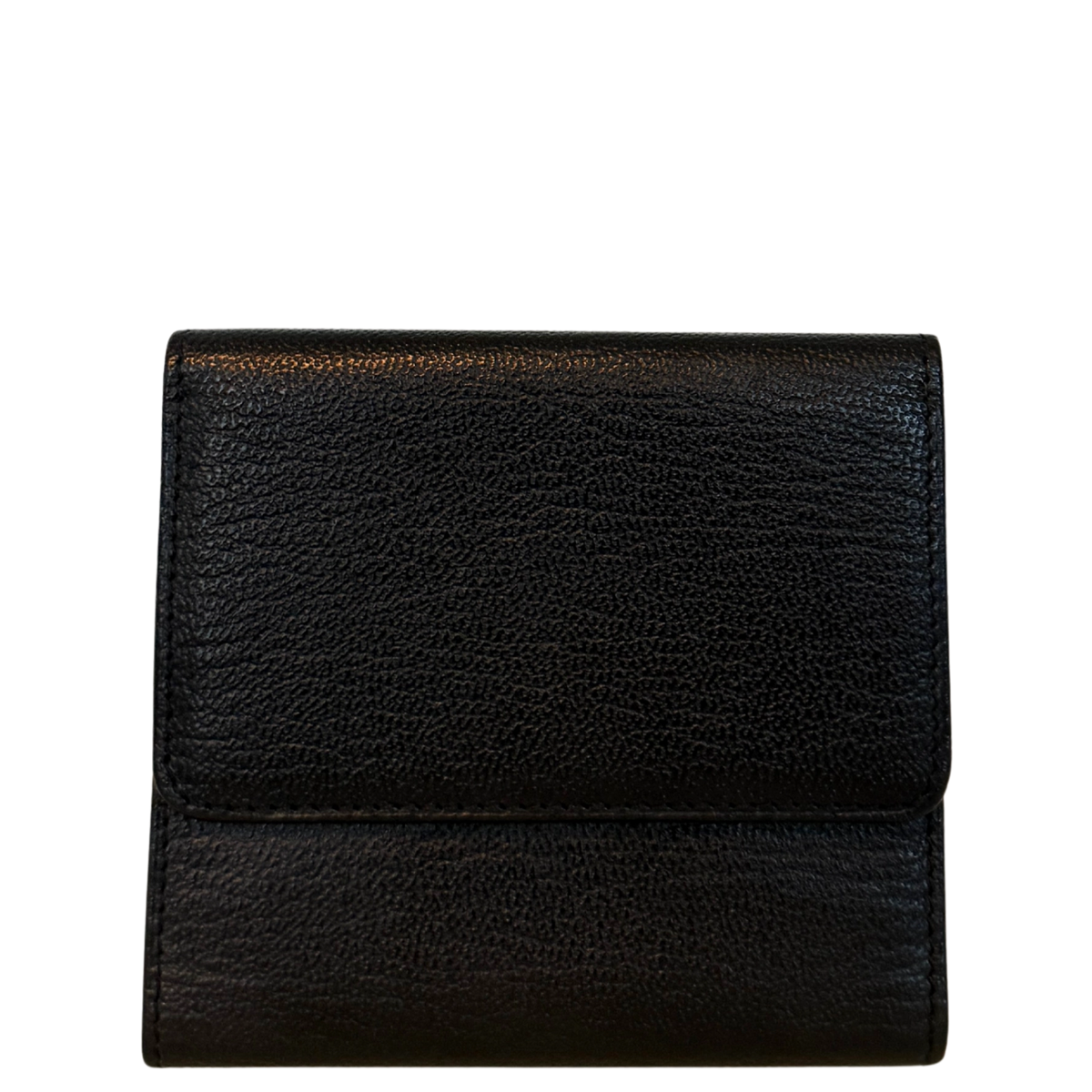 Chanel Coco Mark Drievoudige Portemonnee Zwart