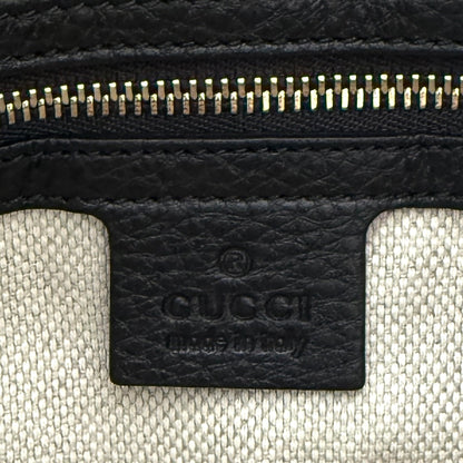 Gucci Soho Medium Double Chain Schultertasche Schwarz / neuwertig Gucci