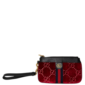 Gucci GG Portemonnee Fluweel Rood