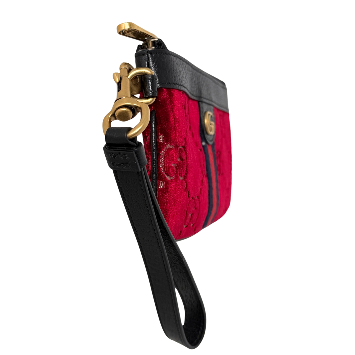 Gucci GG Geldbörse Velvet Rot / neuwertig Gucci