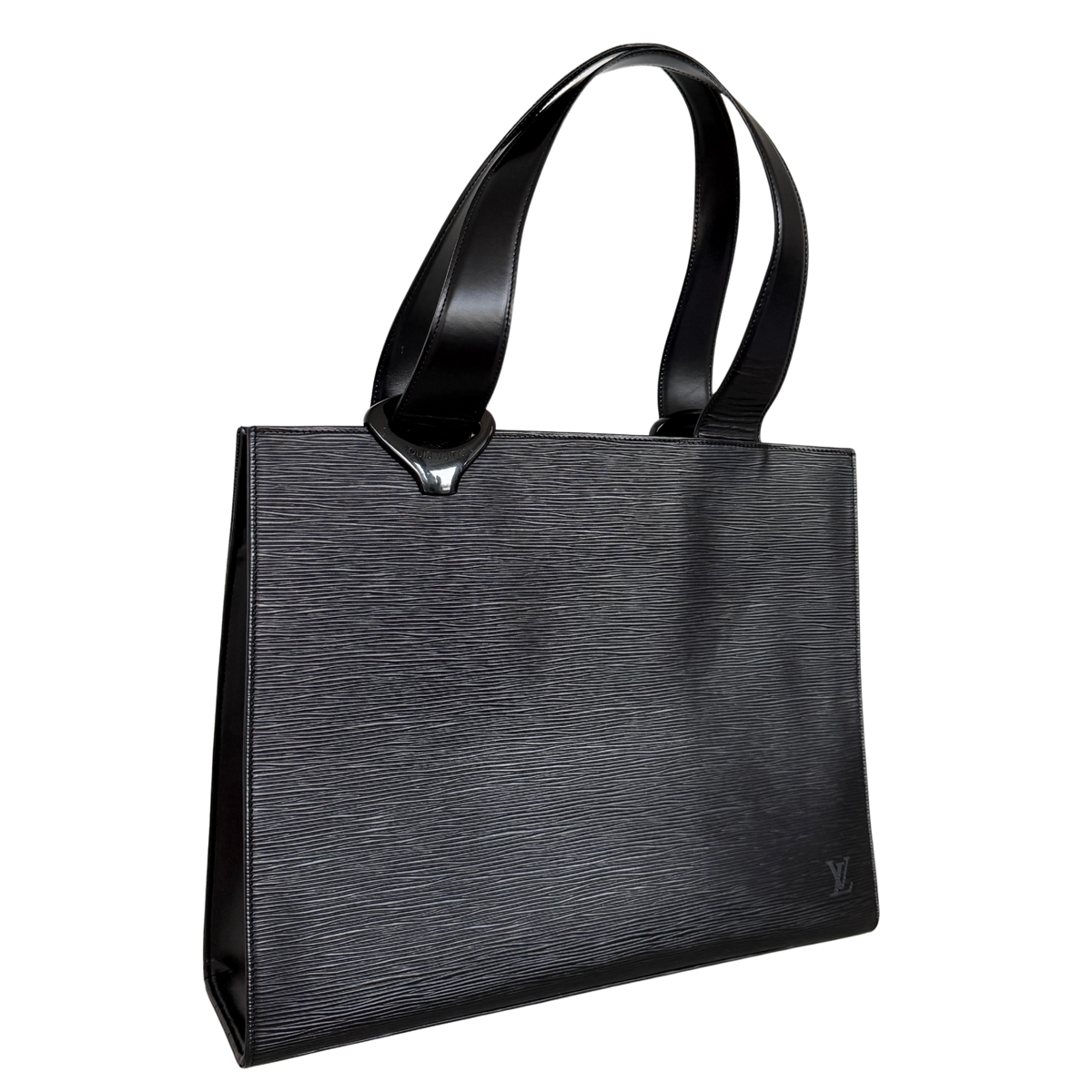Louis Vuitton Gemeaux Tote Bag Epi Leder Schwarz / sehr gut Louis Vuitton