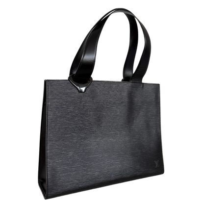 Louis Vuitton Gemeaux Tote Bag Epi Leder Schwarz / sehr gut Louis Vuitton