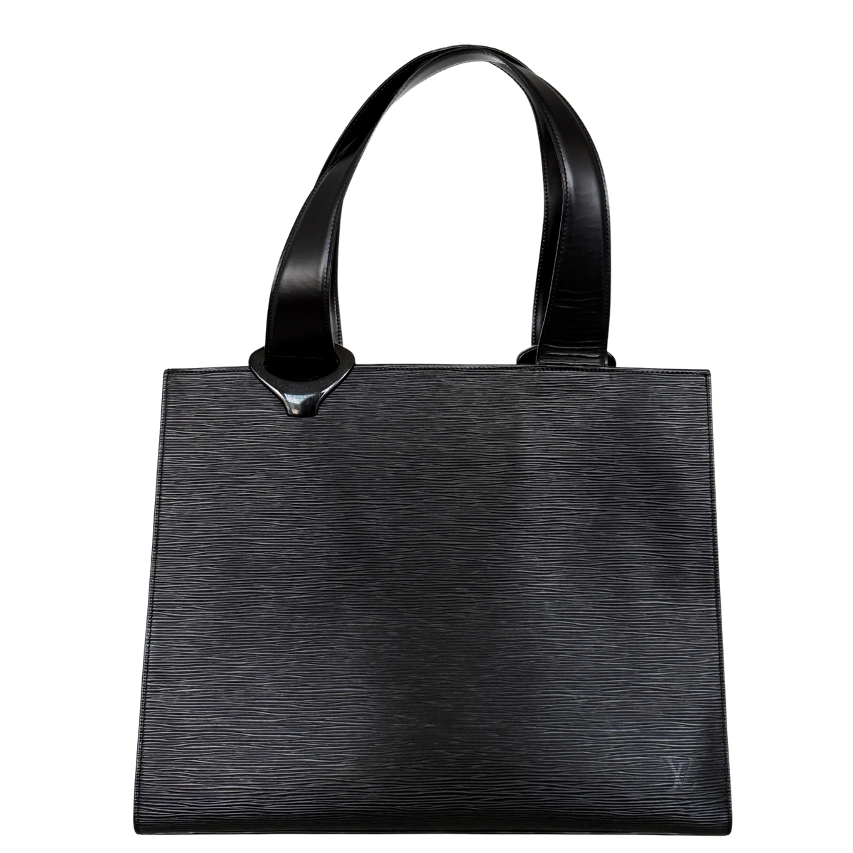 Louis Vuitton Gemeaux Tote Bag Epi Leder Schwarz / sehr gut Louis Vuitton