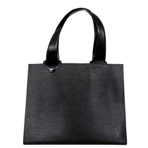 Louis Vuitton Gemeaux Tote Bag Epi Leder Schwarz
