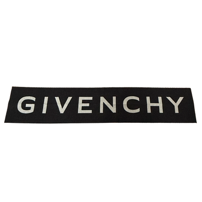 Givenchy Scarf in Black Wool / as new