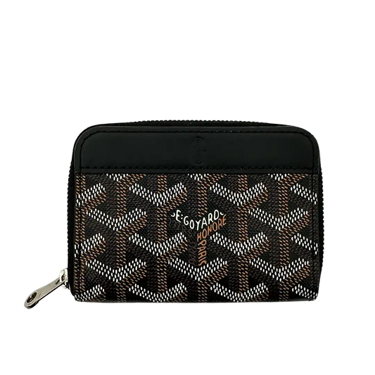 Goyard Goyardine Matignon PM Wallet schwarz Geldbörse / sehr gut Goyard