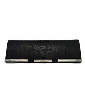 Gucci Clutch zwart slangenleer