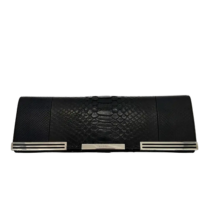 Gucci Clutch schwarz Schlangenleder / sehr gut Gucci