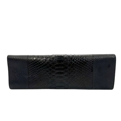 Gucci Clutch schwarz Schlangenleder / sehr gut Gucci