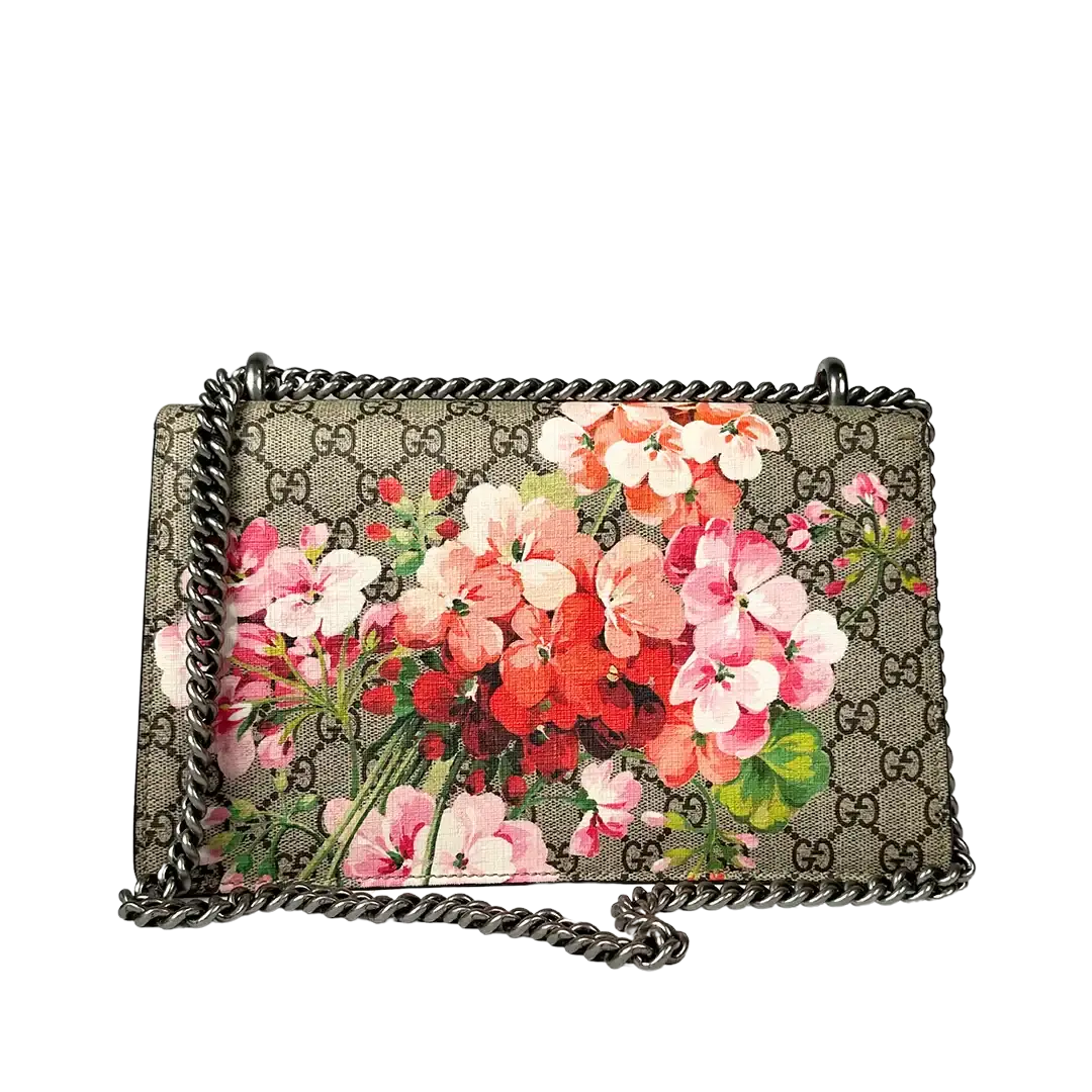 Gucci Dionysus Blooms GG Supreme Canvas Small / sehr gut Gucci