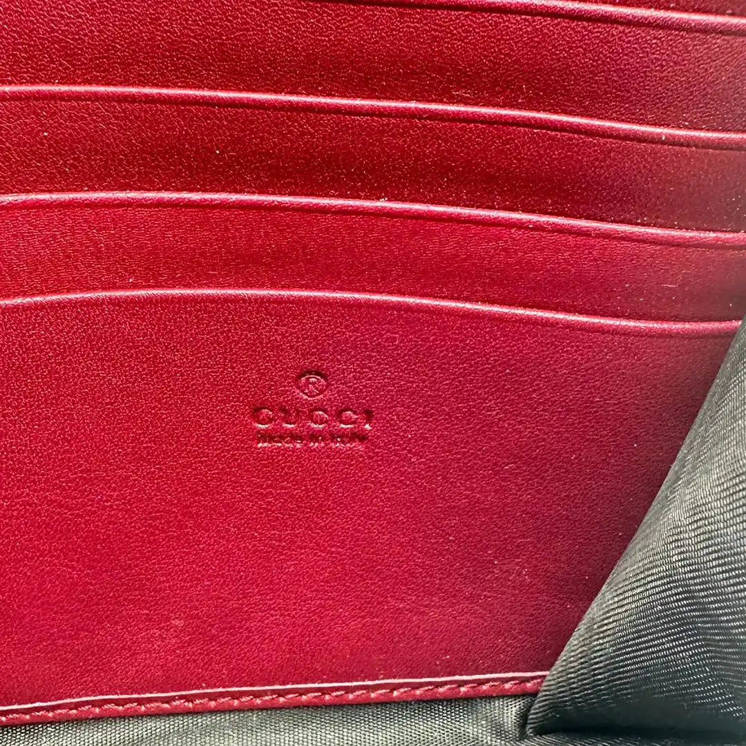 Gucci Dionysus Chain Wallet rot samt Fullset / neuwertig Gucci